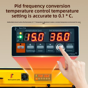 Incubatrice Intelligente per Pappagalli, Riscaldata, Termostatica, Tutto-in-Uno per Pulcini - Product Image 3