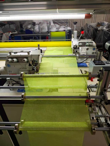 QS-5200DL-DR-S Industrial Fully Automatic High Speed Overlock <b>Machine</b> for Silk Ribbon, Dual-Side Left Right <b>Hand</b> Sewing - Product Image 3