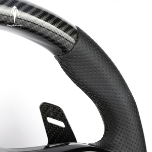 Volante de Cuero y Fibra de Carbono Personalizado al por Mayor para Benz W204 W205 W211 W212 W222 AMG GT Gle <span class=keywords><strong>Glc</strong></span> Gla Clase A/B/C/E/S/G - Product Image 6