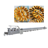 Máquina para hacer galletas y línea de producción para Kurma Champurradas Alfajores Nankhatai Khari Parle Style Rusk Mandazi Chin