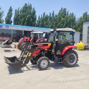 Tracteur agricole chinois de petite taille 50-60-70 CV avec accessoires avant - Product Image 4
