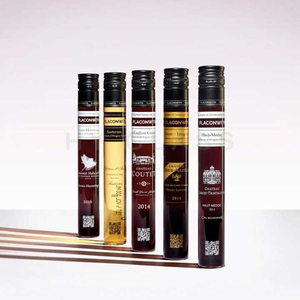 Logo personnalisé de 50 ml 100 ml bouteilles de <span class=keywords><strong>tube</strong></span> de vin en <span class=keywords><strong>verre</strong></span> à haute teneur en borosilicate bouteille de vin <span class=keywords><strong>tube</strong></span> de <span class=keywords><strong>whisky</strong></span> en <span class=keywords><strong>verre</strong></span> avec emballage - Product Image 4