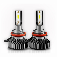 FDN phare LED F2 COB feux de voiture H7 H4 H11 9005 9006 ampoule pour phare de voiture 12v 36w éclairage automatique feux de voiture phare