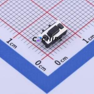 YTSB001A0352505B Tactile Switch SMD Switch Single Pole Single Throw Rectangle Button 2.5N Horizontal Mount - Product Image 1