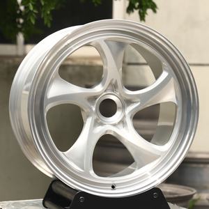 Rines HTOR de 18 y 19 Pulgadas de Aleación Forjada con Bloqueo Central en Plata Pulida para 991 992 <span class=keywords><strong>GT3</strong></span> <span class=keywords><strong>RS</strong></span> Turbo S Huracan Aventador Performante GT2 <span class=keywords><strong>RS</strong></span> - Product Image 2