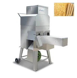 Stainless Steel Frozen Food Industry Corn Processing Machine Sweet Fresh Corn Maize Sheller with Conveyor