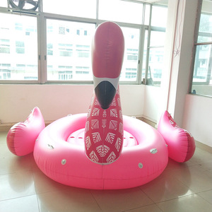 Grande de verano flamenco hinchable piscina flotador juguetes <span class=keywords><strong>para</strong></span> adultos y niños/Playa Grande flota - Product Image 3