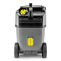 Aspirateur professionnel à sec T 15/1 Karcher, design silencieux et léger, poignée pliable, filtre HEPA 14 en option