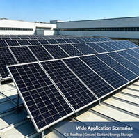 Système d'énergie solaire hors réseau pour maison 10KW 30KW, générateur solaire d'urgence, kit complet de panneaux solaires avec batterie au lithium