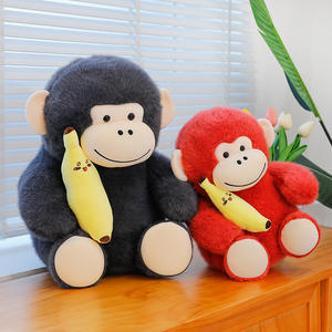 Peluches de Gorila con Plátano, Lindos Muñecos de Mono para Niños Pequeños, Juego Interactivo Relajante para Padres e Hijos, Regalos Personalizados - Product Image 2