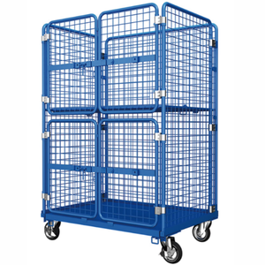 Elegante Carrello Portapallet in Rete con Base in Acciaio, <span class=keywords><strong>Dimensioni</strong></span> Personalizzabili, Base per <span class=keywords><strong>Pallet</strong></span> in Acciaio Adatta al Trasporto con Carrello Elevatore per Facile Trasporto - Product Image 2