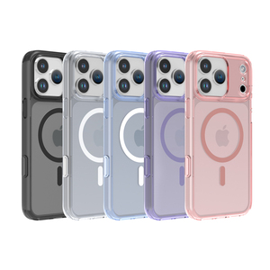 Bán buôn điện thoại gồ ghề trường hợp đa màu sắc tùy chỉnh thiết kế chống vàng từ trường hợp điện thoại rõ ràng - Product Image 3