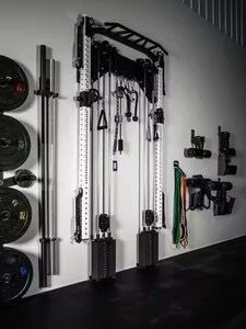 อุปกรณ์ฟิตเนสสำหรับยิมที่บ้าน โรงรถ ห้องใต้ดิน แบบพับได้ ติดผนัง ระบบสายเคเบิล ฝึกความแข็งแรง ประหยัดพื้นที่ - Product Image 3