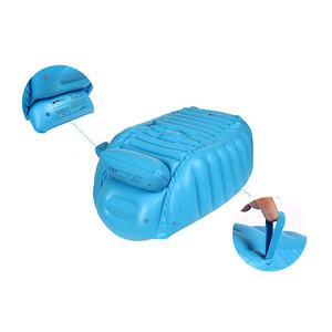 Tubo da bagno gonfiabile pieghevole portatile piccola <span class=keywords><strong>piscina</strong></span> con doccia con sedile in corno proteggi il bambino dallo scorrevole - Product Image 5