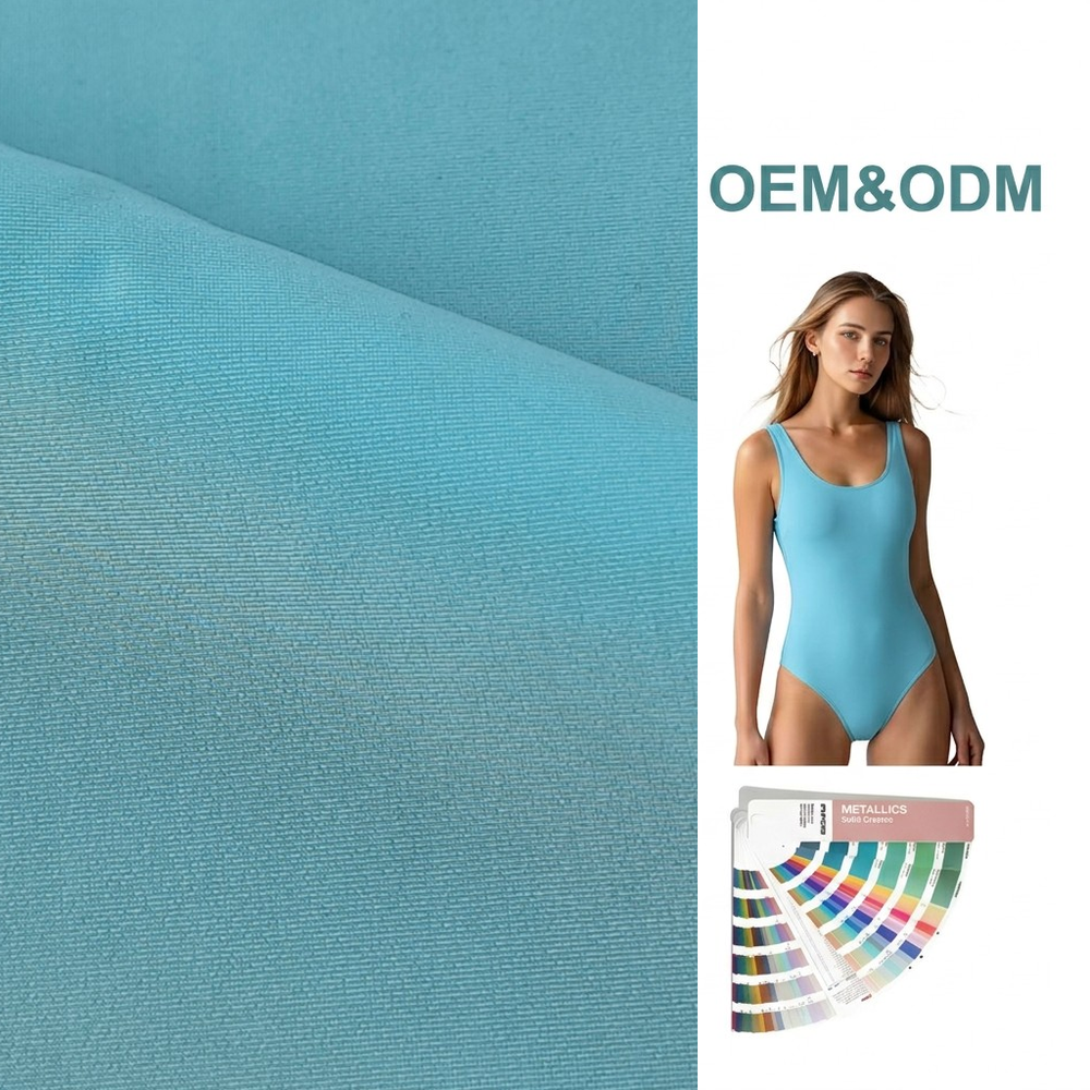 High Stretch Quick Dry 250GSM 4 Way Stretch Semi Dull 87% Poly 13% Spandex Jersey Spandex Fabric For Swimsuit Bikini