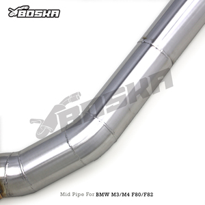 Tubo de Escape Central Individual Boska OEM para BMW M3/M4 F80/F82 S55 3.0T 2014-2019, Sistema de Escape de Acero Inoxidable para Autos de Alto Rendimiento - Product Image 4