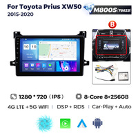 Radio para Auto MEKEDE MS con Android 15, GPS y Navegación para Toyota Prius XW50 2015-2020, Estéreo para Auto con WiFi, DSP y RDS