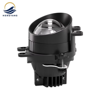 Phares antibrouillard à lentille de projecteur LED super lumineux 12V 100W 12000 Lumens pour Toyota RHD/LHD, 3 pouces, double couleur, laser automobile, vente en gros