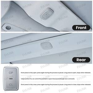 Pare-soleil électrique rétractable pour Tesla Model 3 Highland, commande vocale, accessoires <span class=keywords><strong>de</strong></span> modification automobile - Product Image 2