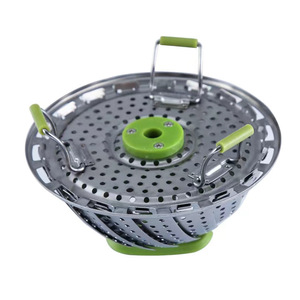 Stainless Steel Steamer 9 Inch Foldable Telescopic Lotus Steamer Multi Functional Cooking Basket For Pot Use - Product Image 3