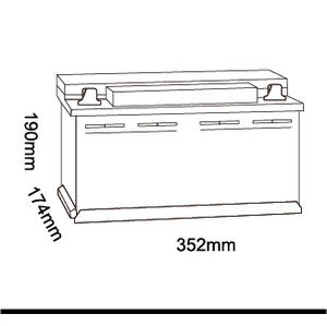 Excellente Performance Électrique 60038Mf Din Véhicules Européens/Voiture 830 Cca <span class=keywords><strong>80</strong></span> Ah Meilleure Batterie - Product Image 2