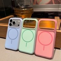 Coque de téléphone en silicone liquide solide magnétique pour iPhone 18 Pro, compatible avec iPhone 18, 17, 16, 15, 14, 13 – Sensation douce au toucher