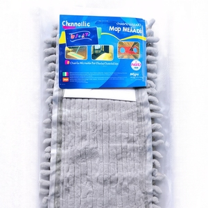 Tête de balai en chenille 75g en microfibre pour le nettoyage des sols - Product Image 2