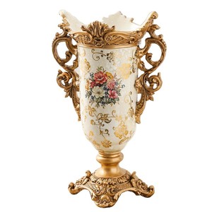 European Ceramic <b>Resin</b> <b>Vase</b> Creative Centerpiece Home Decor for Weddings - Product Image 2
