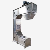 Ascenseur à godet de type Z à haut rendement personnalisable pour équipement de transport et d'alimentation vertical.