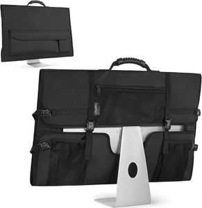 Étui de transport BSCI compatible avec l'ordinateur de bureau Apple iMac 27 pouces, sac de transport rembourré avec poignée en caoutchouc - Product Image 1