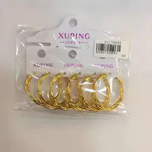 212 Xuping फैशन 24K सोना मढ़वाया, थोक दुबई सोने स्टड कान की बाली आभूषण