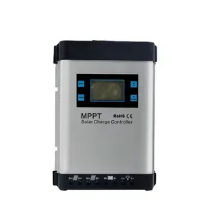 Mppt controlador de carga solar 12v, volts 24 volts regulado automaticamente 10a 20a 30a 40a 60a 80a com lcd