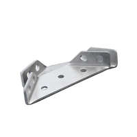 Étagère d'angle pliable en métal nickel satiné en acier inoxydable à fixation murale pour cuisine, maison, bureau, appartement, école