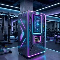 Máquina Expendedora de Café y Batidos de Proteínas Inteligente XG, Dispensador Automático de Proteínas de Suero para Gimnasio |   Control Remoto IoT, Kiosco con Certificación CE