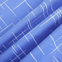 Factory Fashion Design Herren bedrucktes Hemd Super feine Mikro faser Polyester Popel ine Stoff gewebt Plain Dyed Stock Lot für Kleidungs stücke