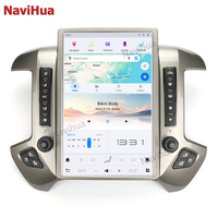 Radio Estéreo Navihua con Pantalla Tesla de 14.4 Pulgadas, Android 13, 8+128 GB, Reproductor DSP para Automóvil, para Chevrolet Silverado GMC Sierra 2014-2018