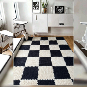 Tapis en <span class=keywords><strong>Mousse</strong></span> Emboîtable Moderne <span class=keywords><strong>pour</strong></span> Usage Domestique, Anti-Salissure, Effet Tatami <span class=keywords><strong>pour</strong></span> Chambre, Salon et Balcon - Product Image 3