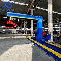Estación de Soldadura Robótica Láser TIG de la Marca XY, Robot de Soldadura con Accionamiento Servoeléctrico PLC, Potencia de 0.5kW, Estructura de Acero, Construcción de Pórtico, 6 Ejes