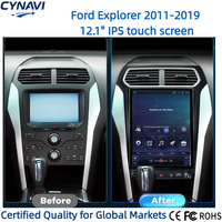 Navigateur GPS vertical personnalisable de 12,1 pouces pour voiture, Android 12, 4G, DSP, CarPlay sans fil, Android Auto, écran tactile
