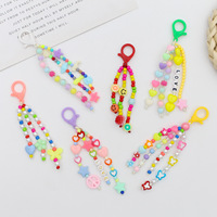 Meilleur cadeau pour couple d'amis, mignon pour Smiley, pour lettre d'amour, porte-clés pendentif, vente chaude, ornements suspendus en acrylique pour sacs d'école