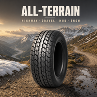 إطارات 285/70R17 لجميع التضاريس، إطارات 285 70 17 LT للشاحنات الخفيفة، مناسبة للسيارات الرياضية متعددة الاستخدامات والدفع الرباعي والبيك آب، للطرق الوعرة والرمل والطين والثلج