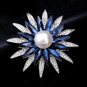 Shinning Dandelion Hollowed Flower Alloy Brooch for Women-Gift Party & Wedding Occasions - Product Image 2
