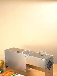 Coupe-légumes électrique et manuel commercial pour frites, concombres, carottes et autres légumes - Product Image 2