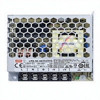 Fuente de Alimentación Conmutada LED de Alta Calidad Mean Well LRS-50-12 50W 48V 1.1A 90% de Eficiencia, Salida Única, Riel DIN Industrial