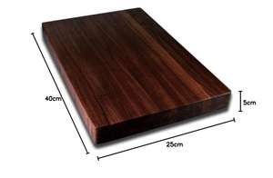 Planche à découper durable en bois dur naturel idéale pour une utilisation en cuisine, parfaite pour couper et préparer des fruits et légumes de viande - Product Image 6