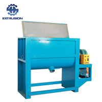 Mélangeur horizontal pour poudres et granulés, fonction de chauffage, capacité 1500 kg, pour matériaux plastiques