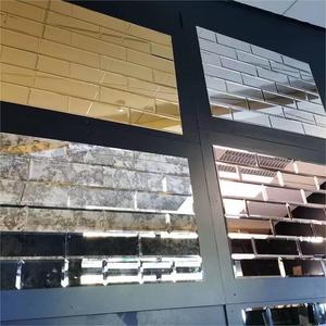 China Manufacture High Quality Antique <strong>Mirror</strong> Glass Decorative Wall <strong>Mirror</strong> Glass <strong>Tile</strong> - Product Image 5