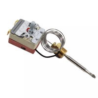 Pièces de vanne de commande de Thermostat de friteuse AC 250V/ 16A avec écrou en laiton de 3/8 "plage de température 50 ~ 200 Celsius