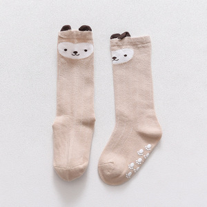 Chaussettes Bébé Antidérapantes en Coton Polyester à Motifs Animaux de Dessin Animé pour l'Automne et l'Hiver, Chaussettes Hautes Décontractées pour Nouveau-nés - Product Image 6