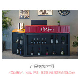 Contador de caja de venta al por menor tienda boutique cajero pago exprimidor mini bar móvil metal bar para la <span class=keywords><strong>casa</strong></span> - Product Image 2